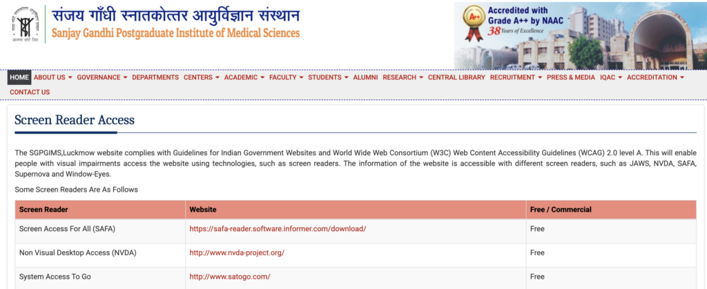 SGPGI Nursing Officer Recruitment 2025
